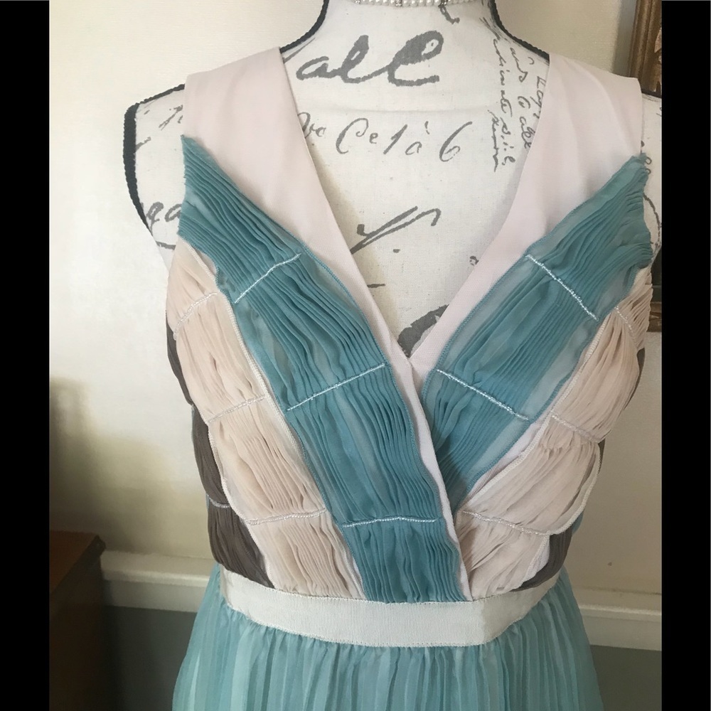 Anthropology RYU Beaded & Pleated Bodice Dress - Picture 3 of 6
